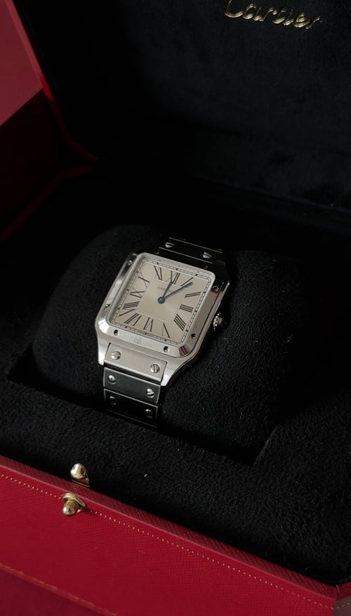 Pre-Order Santos Dumont Large Model Stainless Steel Bracelet